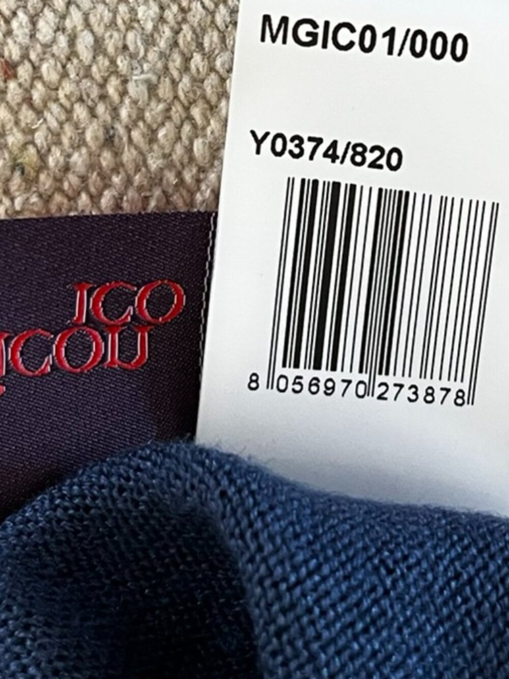 Isaia Men's Blue Cashmere/Silk/Wool Blend Pull-Over Crewneck Sweater Sz Med - Picture 2 of 10